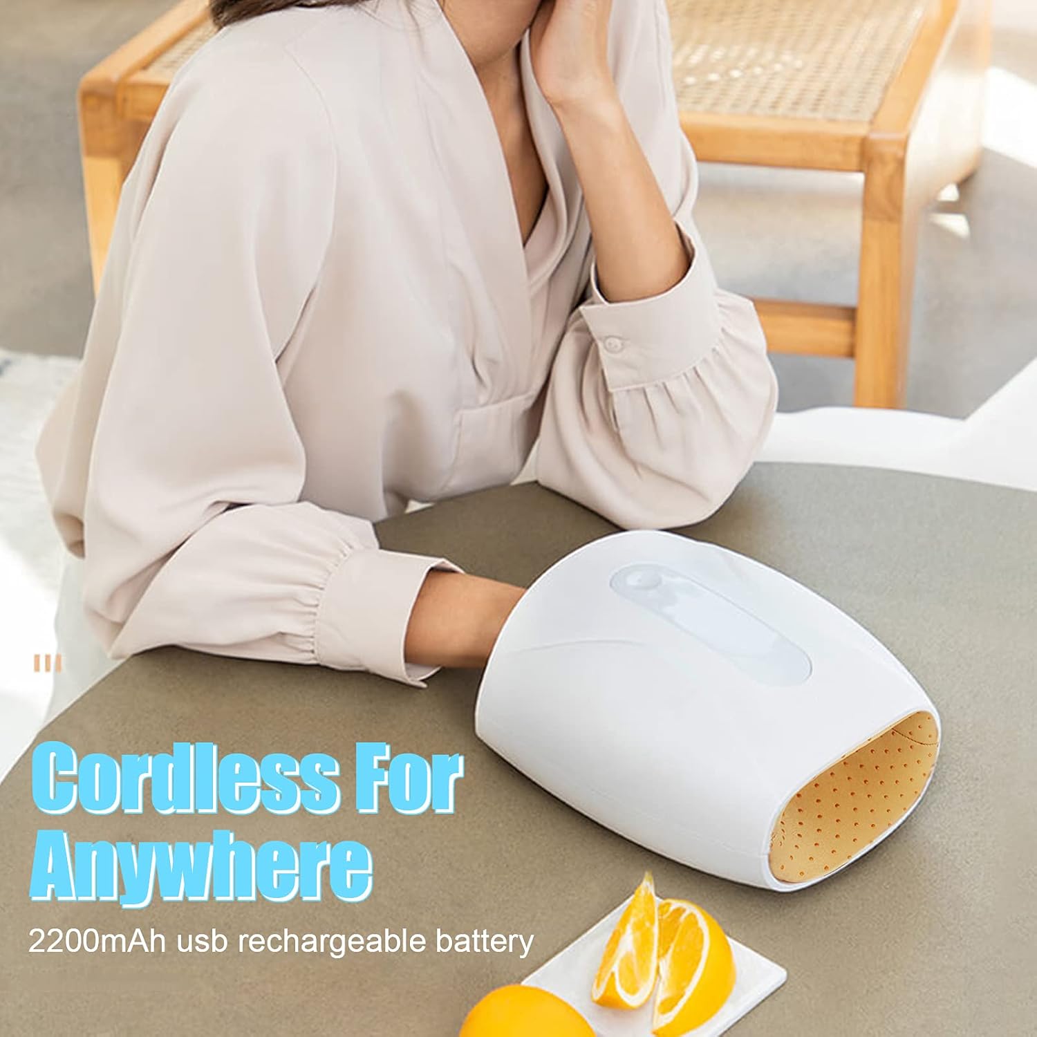 4D Hand Spa Machine – Cordless Electric Hand Massager with Heat