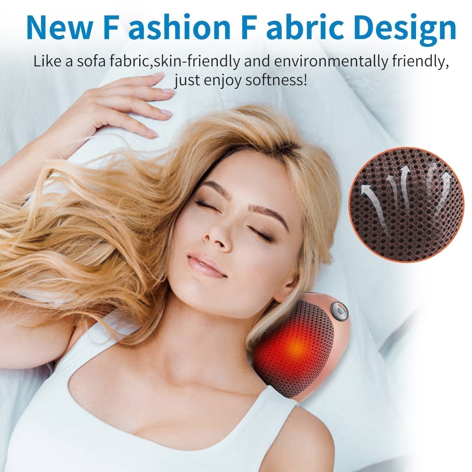 Head & Neck Massager Pillow for Home & Car